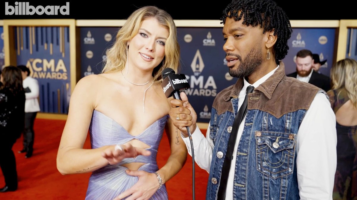 Shots on Dasha tonight! 🍺 She tells Billboard about the inspiration behind "Heartbreaker From Tennessee," her deluxe album and more on the red carpet of the 2024 #CMAawards.