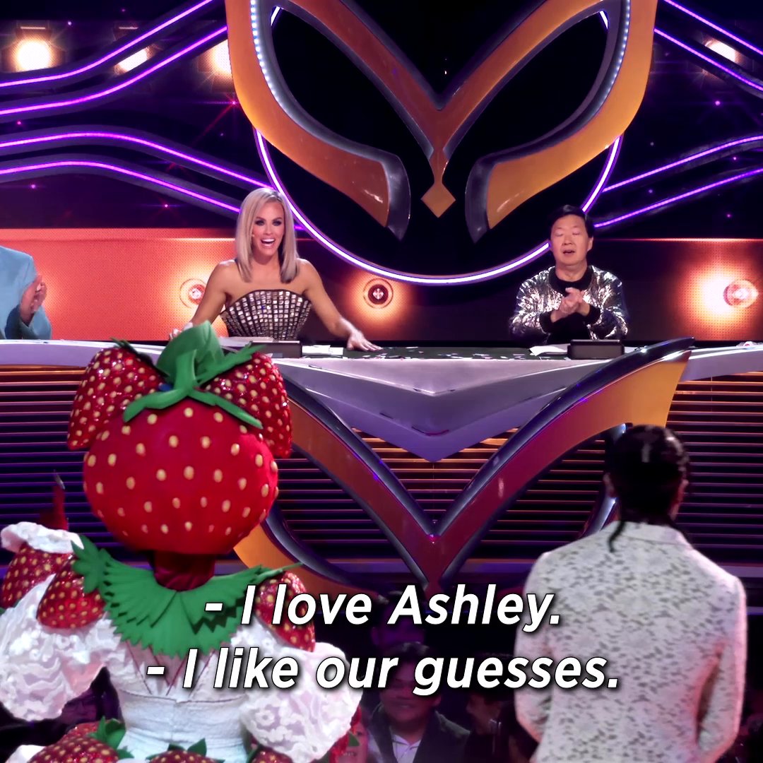 This sweet berry has some spunk! I’m loving #StrawberryShortcakeMask’s rendition here! 🍓 #TheMaskedSinger
