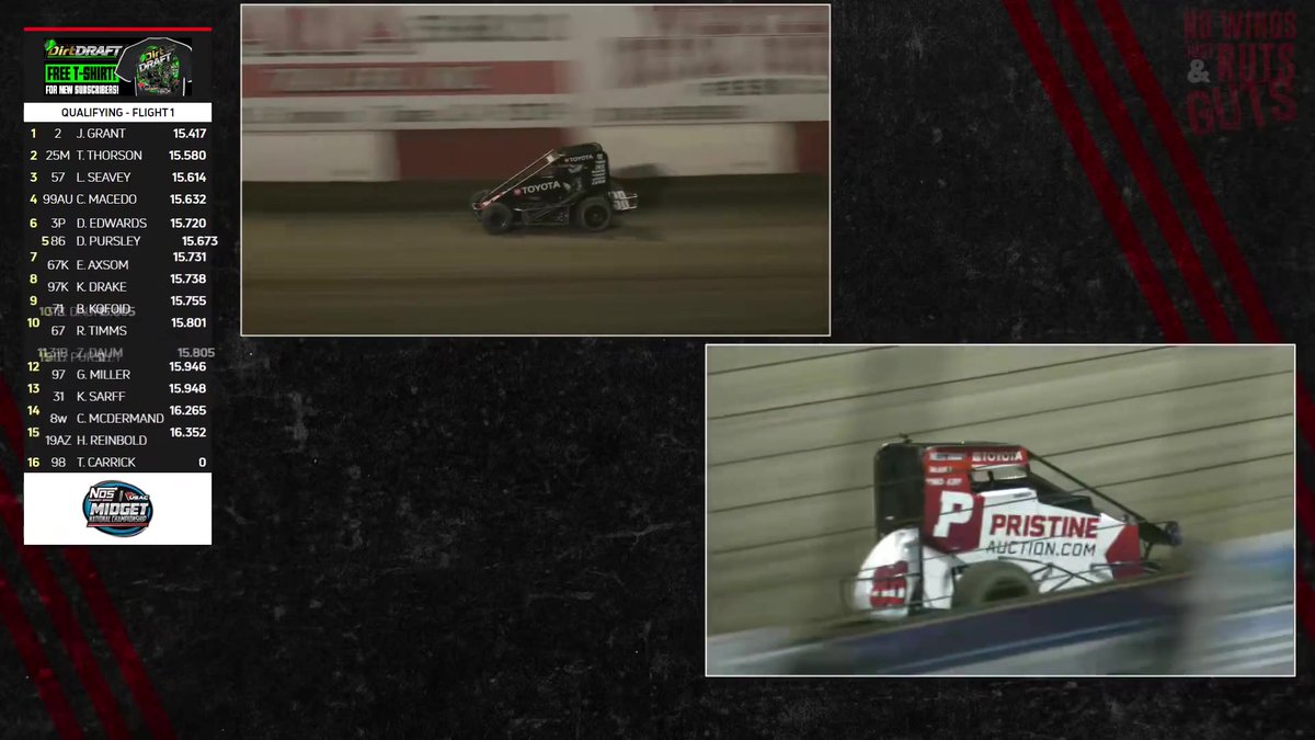 🚨 Track Record 🚨 Home state driver Tanner Carrick goes fastest in USAC Racing Qualifying and now holds the Tulare Thunderbowl Raceway track record! #USAC