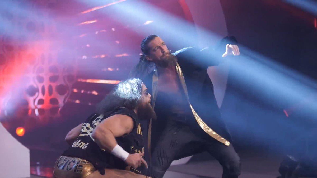 'Switchblade' Jay White &amp; 'Hangman' Adam Page are set to CLASH this Saturday night at #AEWFullGear! Watch #AEWDynamite LIVE on TBS! Switchblade Jay White | #HangmanAdamPage