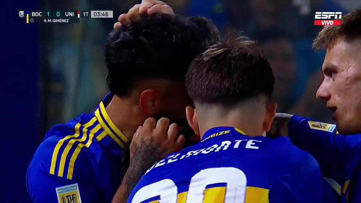 "Milton Giménez": Porque convirtió el gol para la victoria de Boca ante Unión en la #LigaProfesional