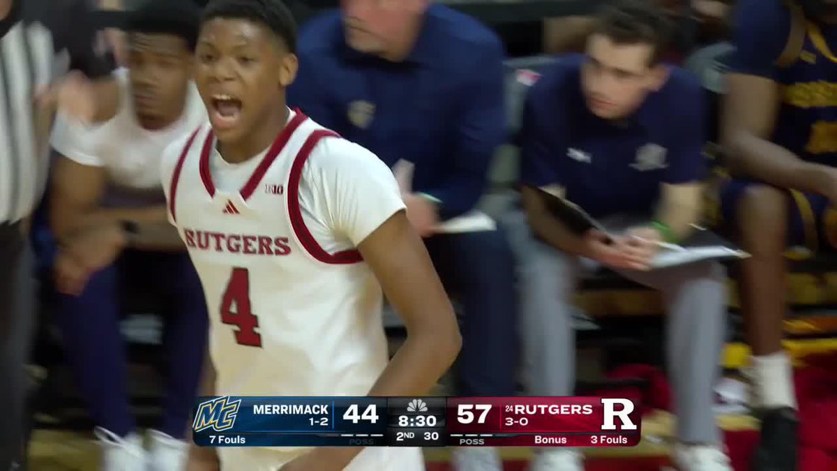 I don’t think Rutgers has ever had a player who can make a shot like this. Ever.