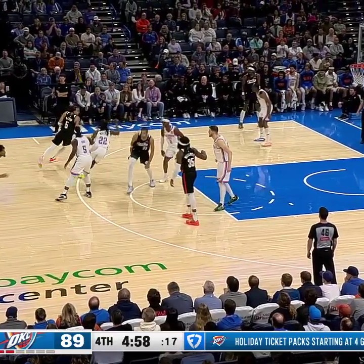 ISAIAH HARTENSTEIN BLOCK ISAIAH HARTENSTEIN LOB WELCOME TO OKC