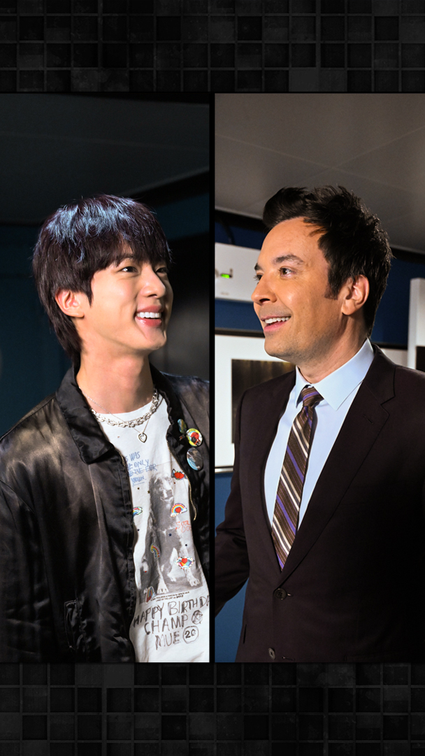 .BTS_official’s Jin is Running Wild in Studio 6B 💜 #JinOnFallon #FallonTonight