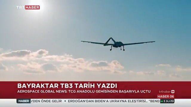 ✍️"Bayraktar TB3 havacılık tarihine geçti" ✍️"Çığır açıcı bir gelişme" ✍️"Türkiye'yi bir adım ileri taşıdı" Bayraktar TB3 SİHA'nın başarısı dünya basınında geniş yer buldu.