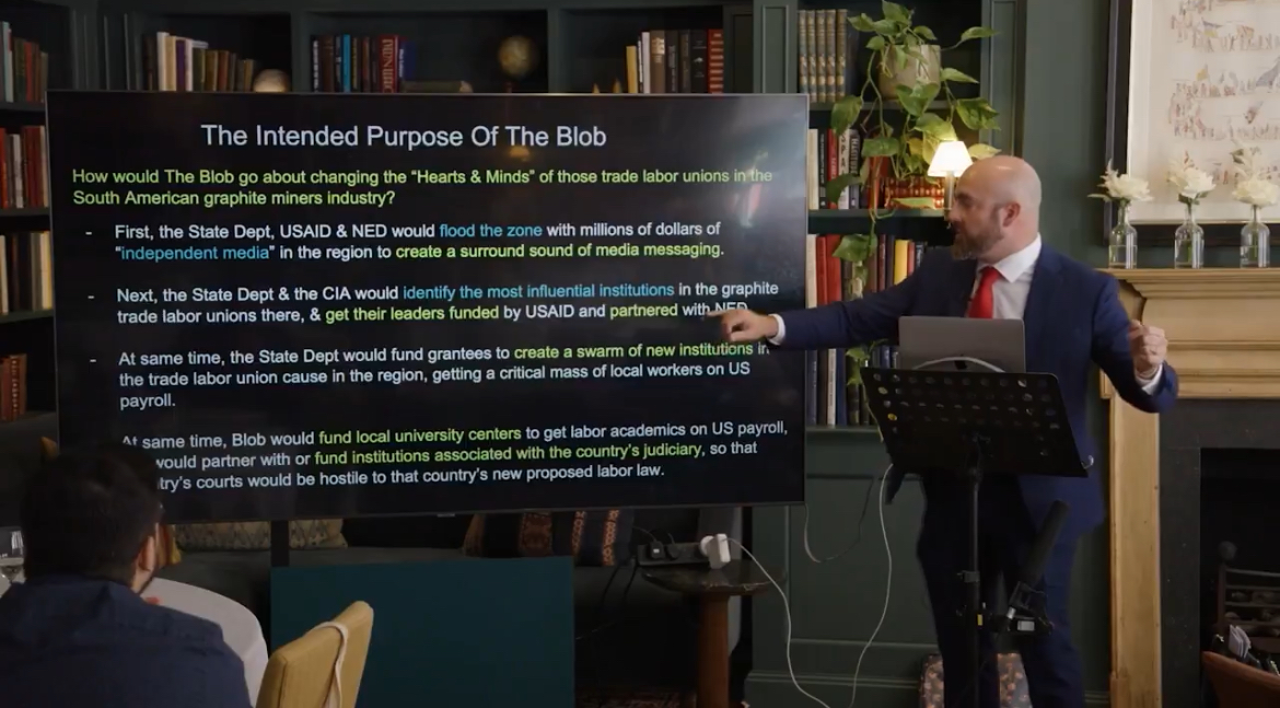 Here's part of a lecture I did in London this summer going over this exact Milton Friedman Pencil clip Elon just posted as a lens for understanding how the Blob works, why we have it, and what it did to build the censorship industry in Brazil.