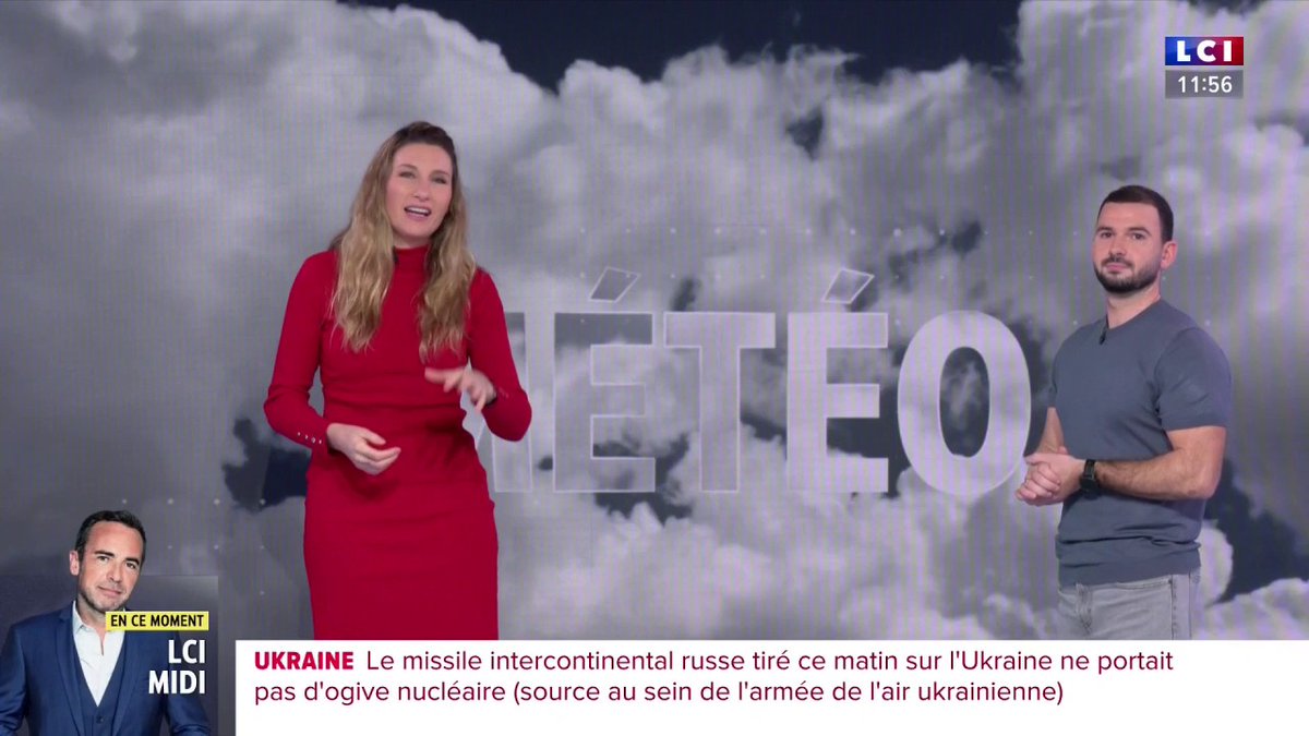 Quand Coralie Dioum partage la météo avec Alexis Sanchez (ingénieur et sportif paralympique) à l'occasion des #DuoDay 🥰
