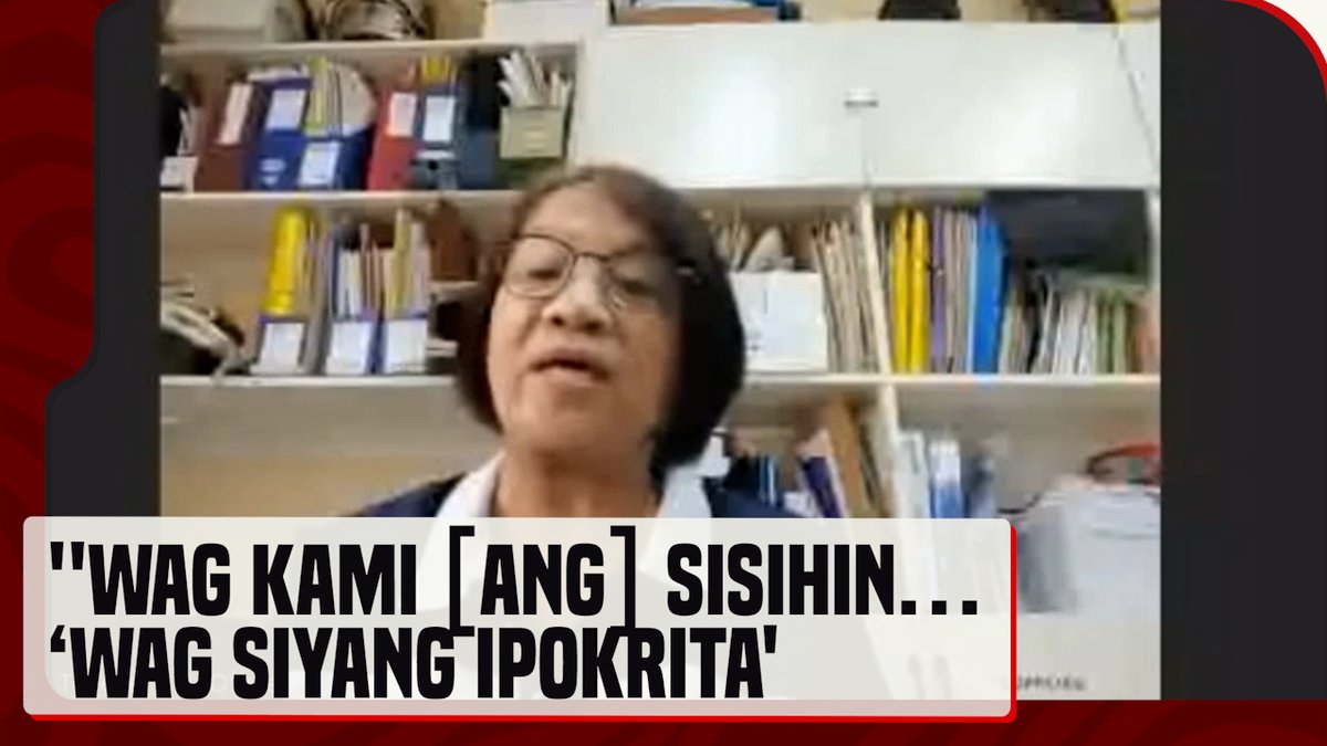 Napailing na lang si ACT Teachers Rep. France Castro sa pahayag ni Vice Pres. Sara Duterte na nadadamay na ang mga tauhan niya dahil sa umano’y panggigipit sa kanya ng Kamara. #News5 | via Ria Fernandez