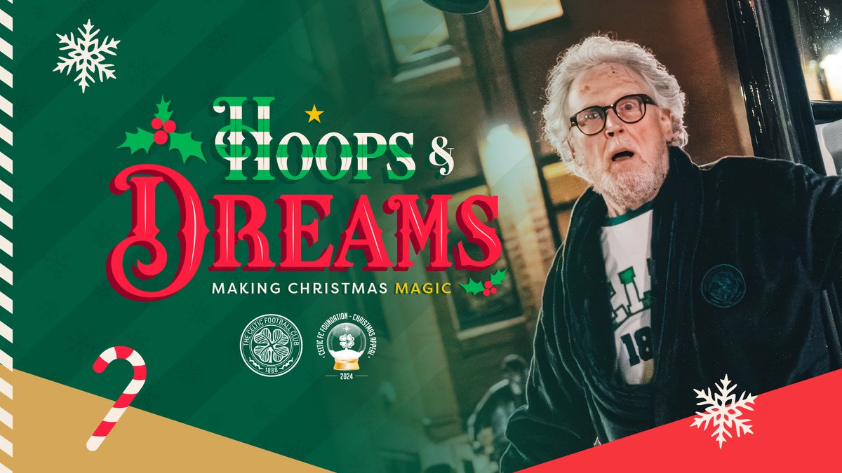 ✨ Making #HoopsAndDreams come true this Christmas! 💚 Presenting the tenth annual #CelticFC Christmas Film 🎄