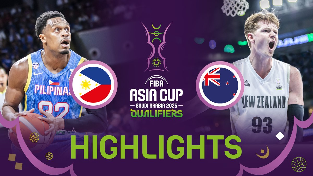 A night to remember in Manila for 🇵🇭 Gilas Pilipinas, who take down New Zealand for the first time ever to stay unbeaten in the #AsiaCup 2025 Qualifiers 🥳