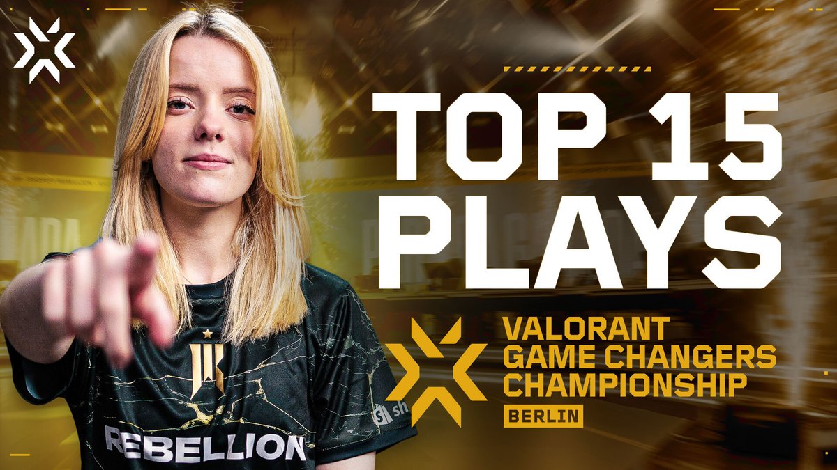 So many HYPE moments 🔥 Watch the top 15 plays from #VCTGameChangers Championship Berlin featuring pros like Apeks x florescent, SR Noia, G2 Vania, and more!