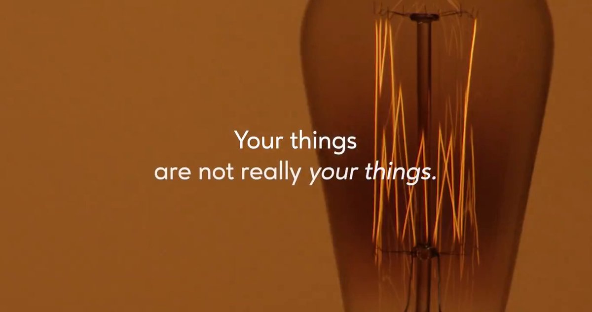 Your things are not really your things Every device, vehicle, and machine you use — you use on Big Tech’s terms But it doesn't have to be this way — join the Machine Economy, a future that works for the 100% 🔗