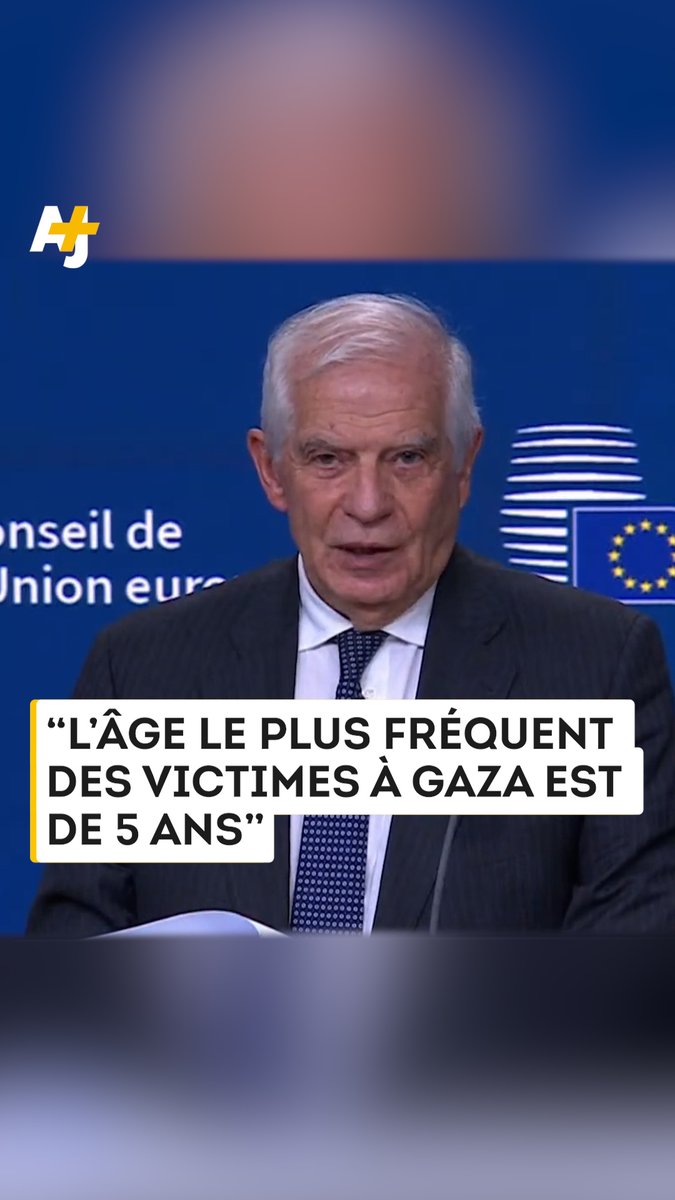 “C’est une guerre contre les enfants.” Josep Borrell, chef de la diplomatie européenne, affirme que “l’âge le plus fréquent des victimes à Gaza est de 5 ans”.