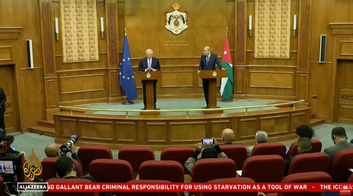 Josep Borrell says the ICC decision to issue arrest warrants is binding on all members of the court &amp; it has to be respected and implemented by all EU member states.