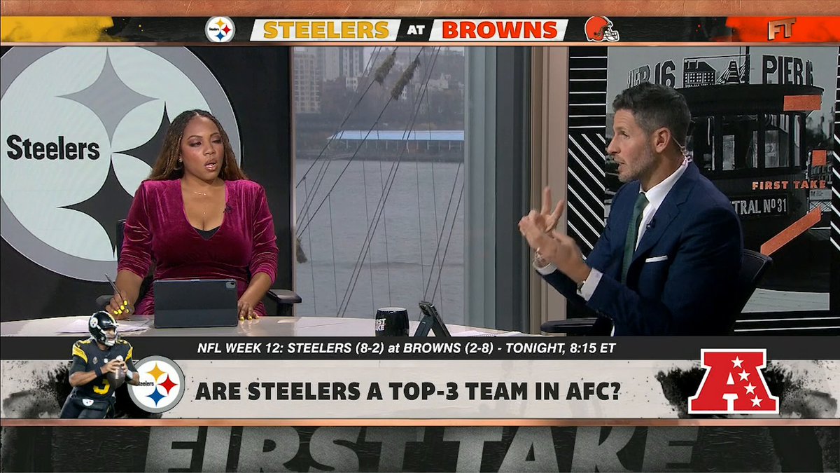 Dan Orlovsky on why he doesn't believe the Steelers are a top-three team in the AFC right now: "You're not going to beat [Lamar Jackson, Josh Allen or Patrick Mahomes] kicking field goals." #Steelers #NFL