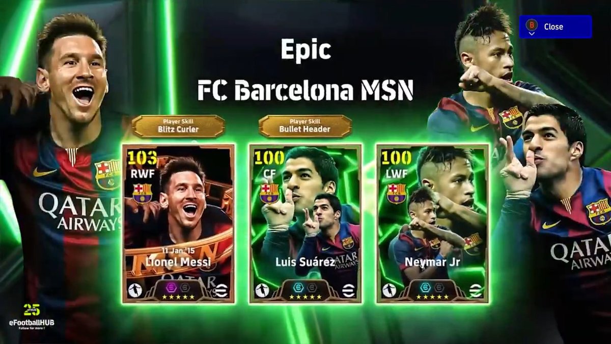 eFootball are actually cooking here They brought back MSN 🥹