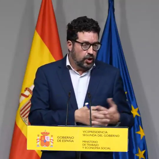 🎥 "Iniciamos el trámite legislativo y mañana comenzará la consulta pública para que el Congreso pueda aprobar cuanto antes la reducción de la jornada laboral, seguramente el proyecto de ley más importante de la legislatura." Joaquín Pérez Rey sobre la reducción de jornada