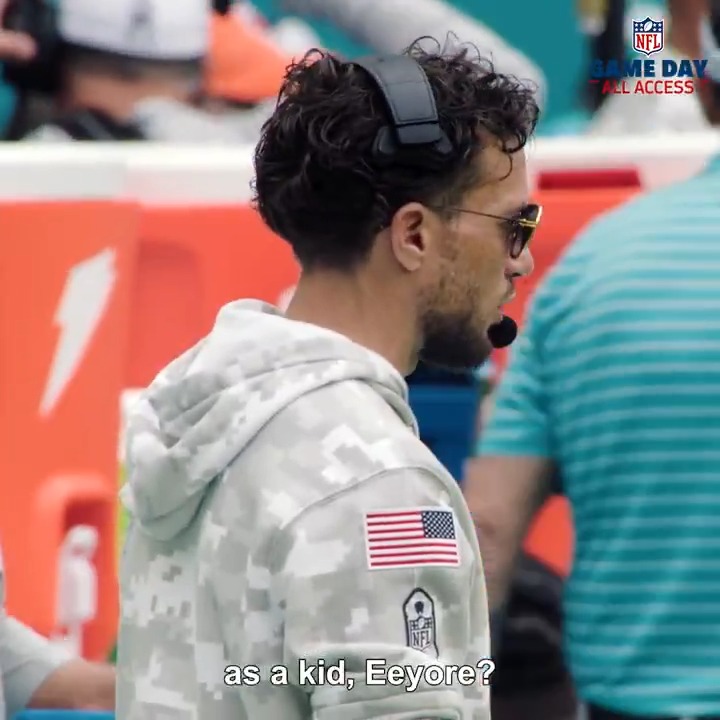 There are few people funnier mic'd up than Mike McDaniel 😂