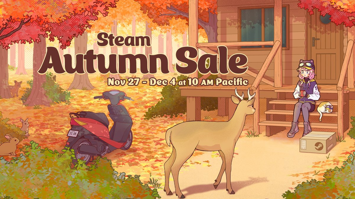 A bomb cyclone here in the Pacific Northwest isn't going to keep us down - starting next week, Wednesday November 27th, the Steam Autumn Sale blows (gently!) into town, bringing with it discounts galore on some of the hottest (and coolest) titles of the year.