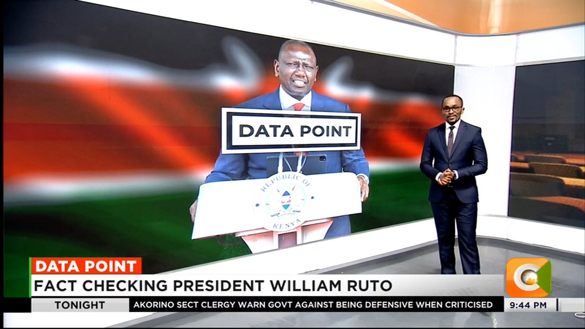 #DataPoint Fact checking President William Ruto #CitizenTonight Sam Gituku