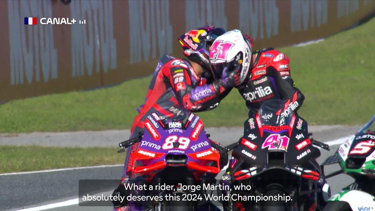 How the commentators of the world crowned the new #MotoGP King! #MART1NATOR 🦾