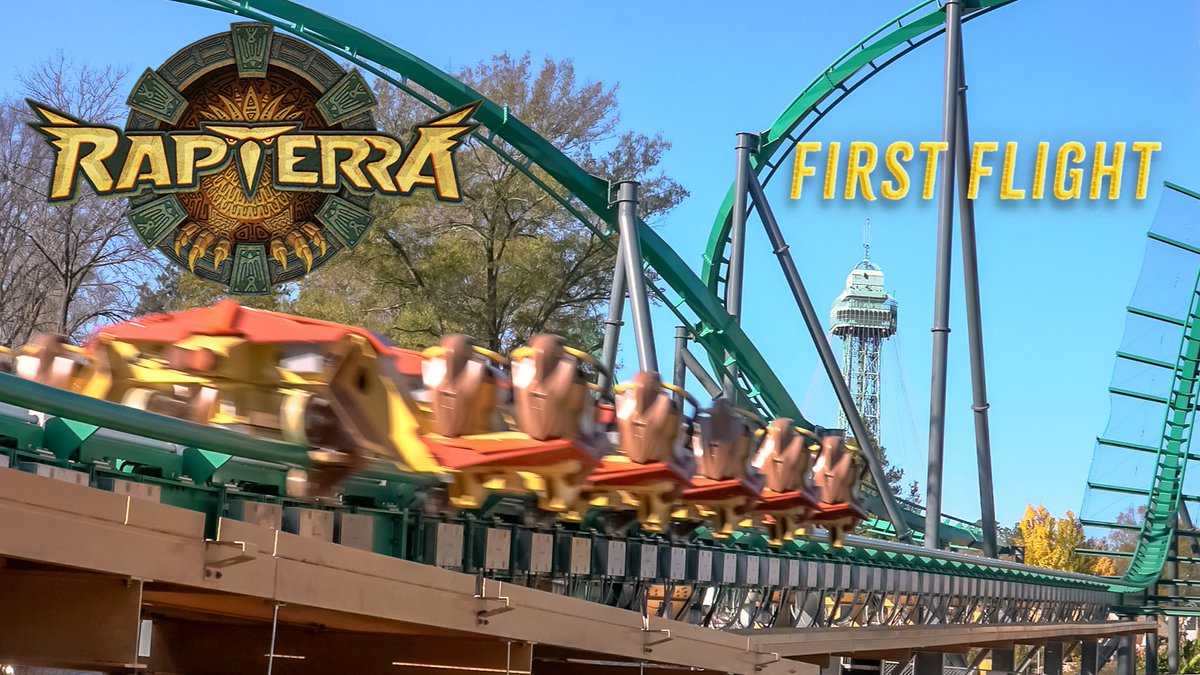🎢 WATCH RAPTERRA'S FIRST FLIGHT! The moment we've all been waiting for is here! #Rapterra has just completed its first test launch, and it's EVERYTHING we dreamed of and more! Who’s ready to conquer the skies in 2025? 🔥