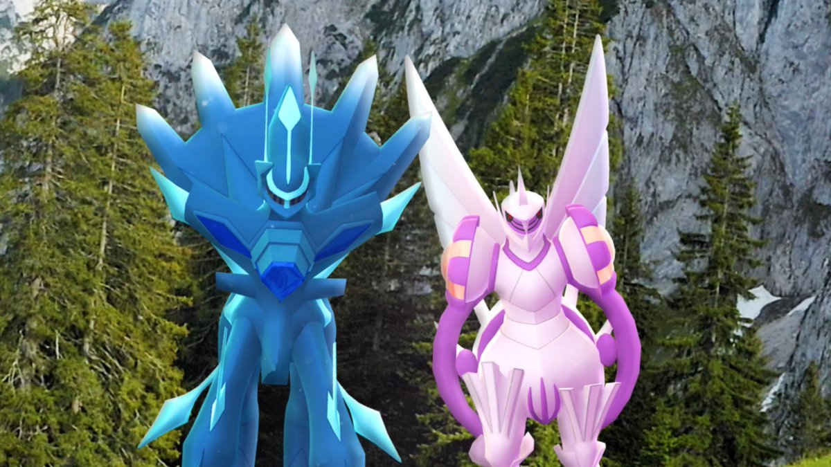 Trainers, who’s ready to encounter Origin Forme Dialga and Origin Forme Palkia? #GOWildArea