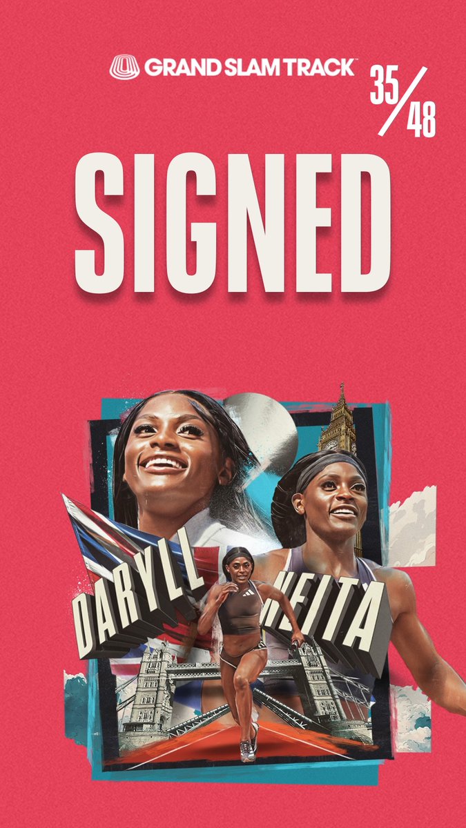 Welcome to Grand Slam Track, Daryll Neita! 🇬🇧 "I love the concept and getting to race twice in a weekend is fun and exciting for all of us as Racers. It’s an amazing opportunity to compete at the highest level in a whole new format that’s going to bring a lot of energy to the sport."