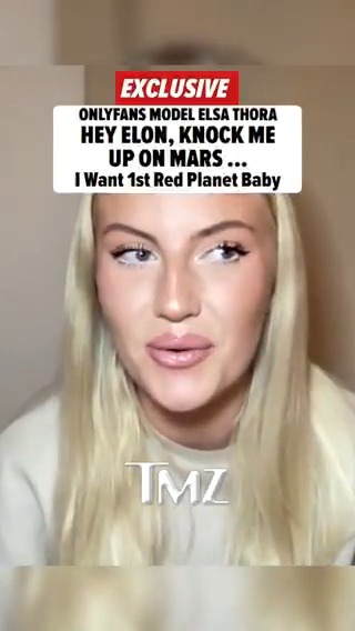 An #OnlyFans model in #Germany wants to make history with Elon Musk ... by giving birth to the first baby on #Mars. #Exclusive story here: