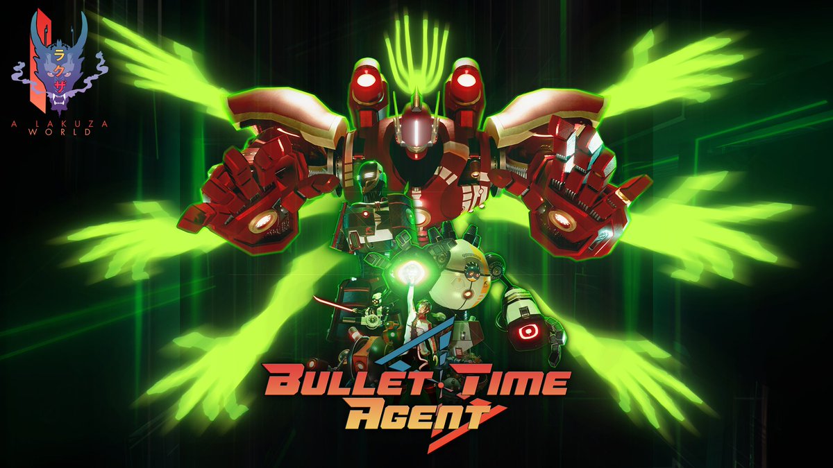 Bullet Time Agent is out now on #VRChat !! 🤖💥🤛 PC/PCVR + Quest/Android versions available. Click trailer below to visit the world page directly 👇 Fight robots & epic bosses in bullet hell combat, tackle platforming challenges & puzzles all powered by time control abilities․