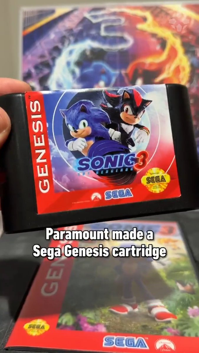 We played the new Sega Genesis game that was released… today! #SonicMovie3