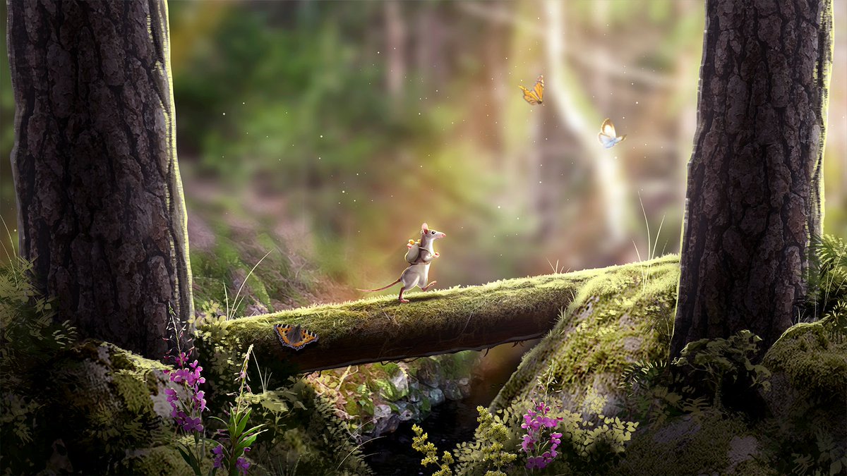 Explore a Scandinavian village as a brave little mouse with a magical backpack in Hela, a 3D action adventure game coming soon to PC.