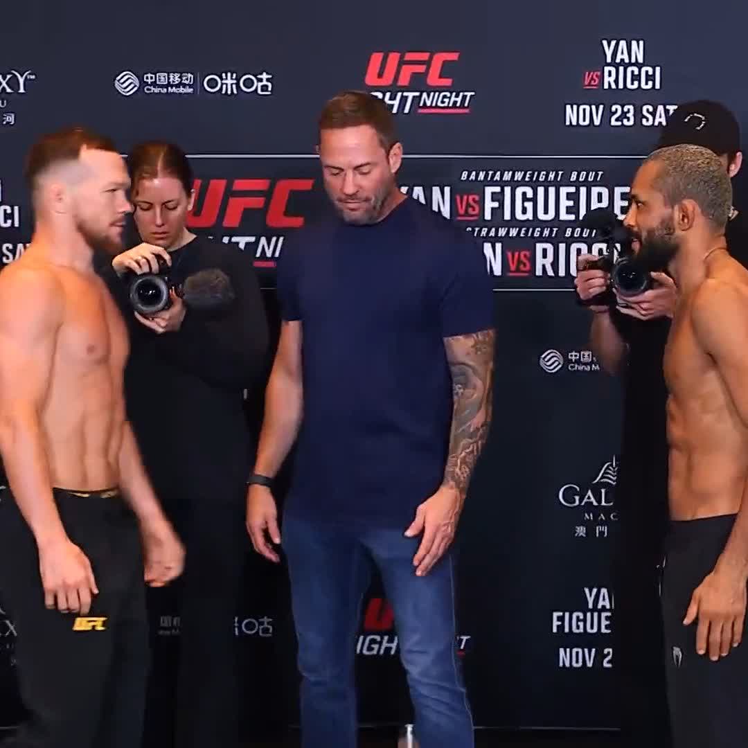 We can’t wait for this one 😆 Petr “No Mercy” Yan vs Deiveson [ #UFCMacau | SATURDAY | Live on ESPN+ ]