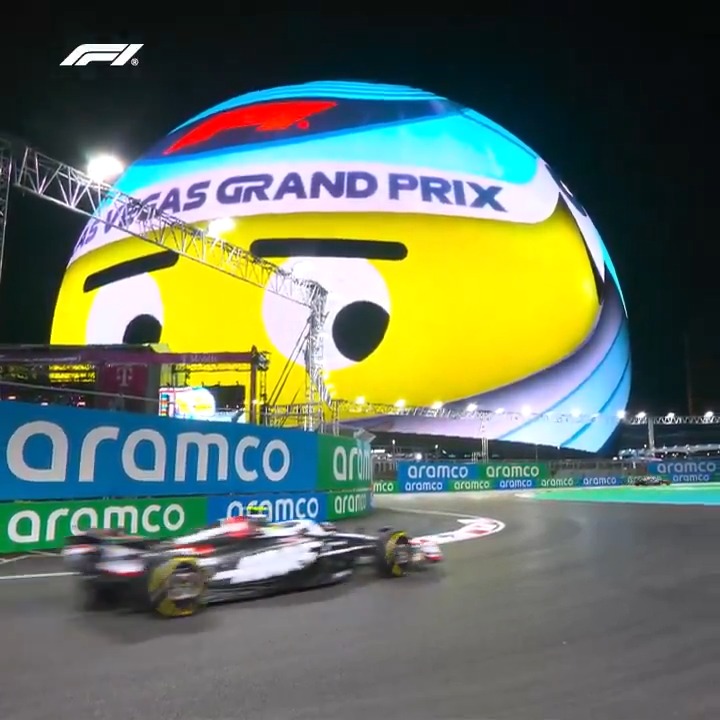 It's so good to see Sphere again 😍 #F1 #LasVegasGP