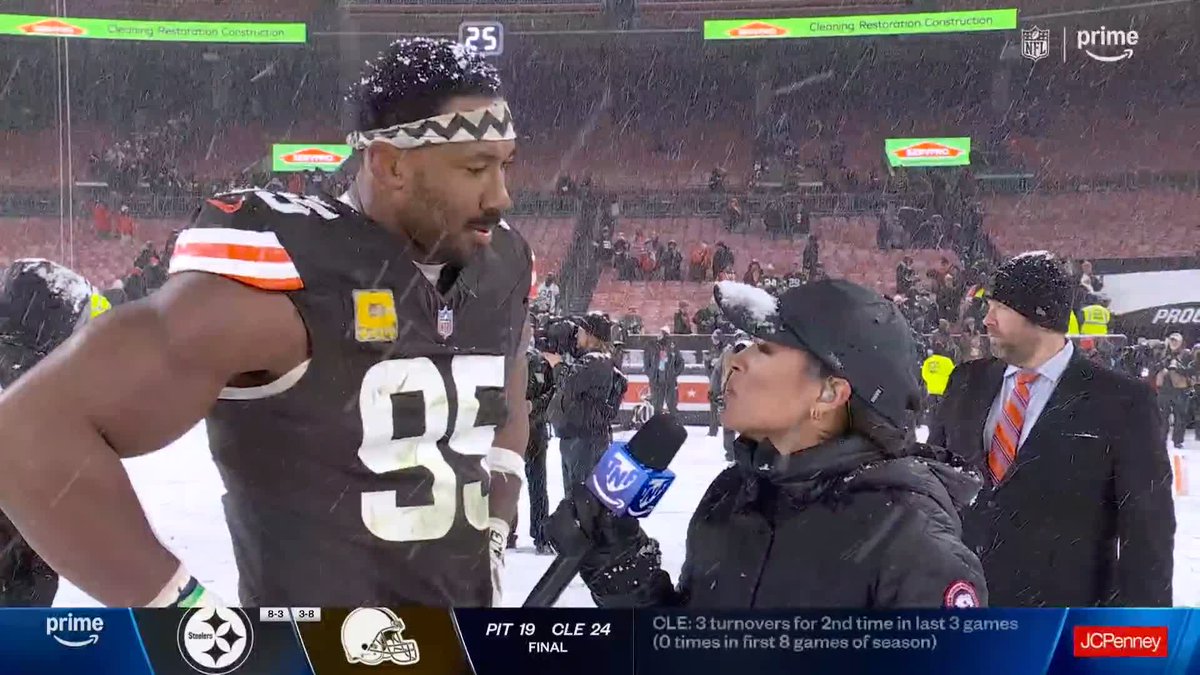 Myles Garrett with a message to TJ Watt: “I have a lot of respect for him... But I’m number 1. That’s from Edge 1 to Defensive Player of the Year. I’m the guy. That runs through me.”