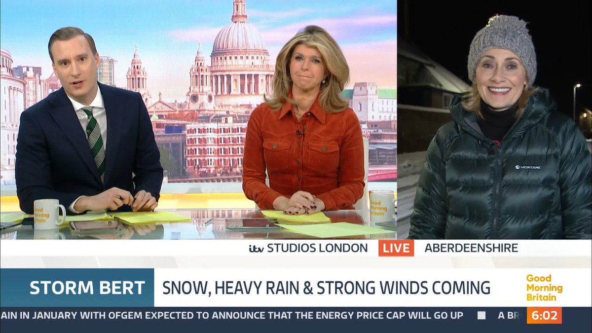 Storm Bert will sweep into Britain this weekend, battering many parts of the country with snow, torrential rain and 70 miles an hour winds. Major disruption is expected on the roads and railways. Power cuts and flooding are also likely. Juliet Dunlop reports.