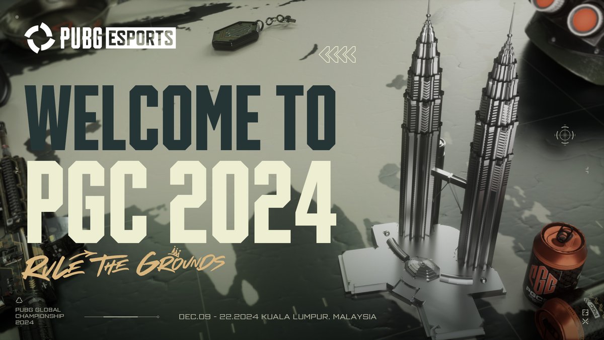 Check out how PGC 2024 is unfolding! PUBG Global Championship 2024 📍Kuala Lumpur, Malaysia 🪂24 teams 🗓 9 December - 22 December 💰 $1,500,000 #PUBG #PUBGEsports #PGC2024