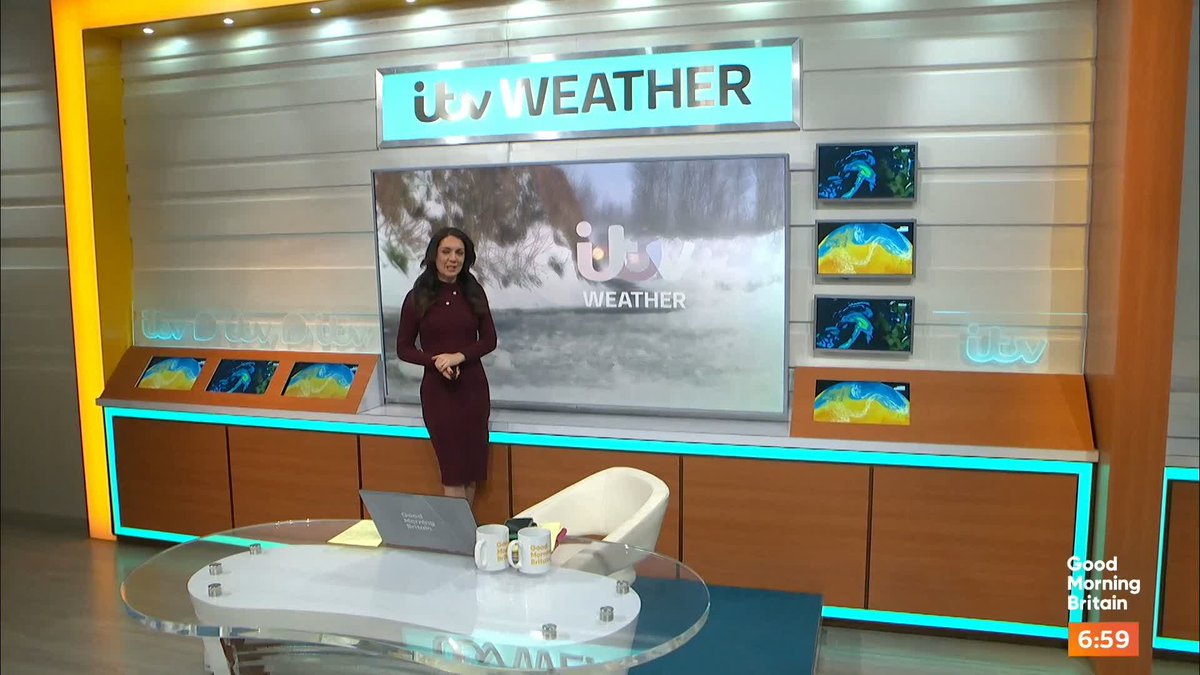 Today, it will be mostly dry and bright, with wintery coastal showers. @LauraTobin1 has the forecast for today and tomorrow as Storm Bert rolls in.