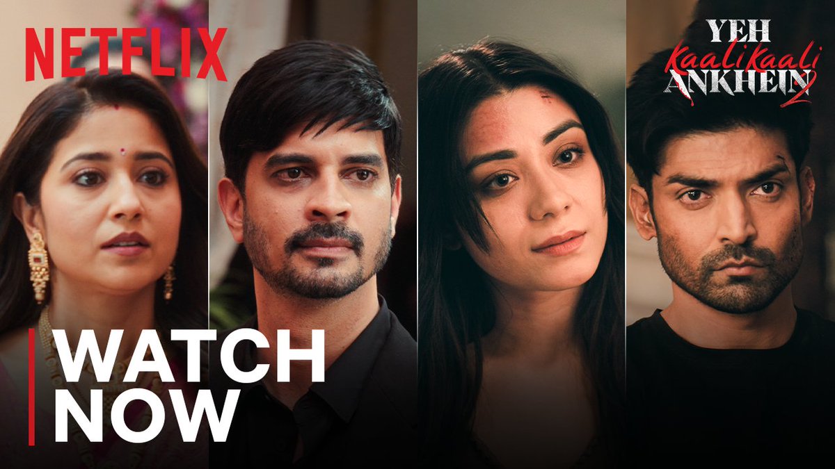 Ishq aur junoon ki yeh kahani wapas aa gayi hai, aur iss baar raaz aur bhi gehre hai ❤🔥 Watch Yeh Kaali Kaali Ankhein Season 2 now, only on Netflix! #YehKaaliKaaliAnkheinOnNetflix