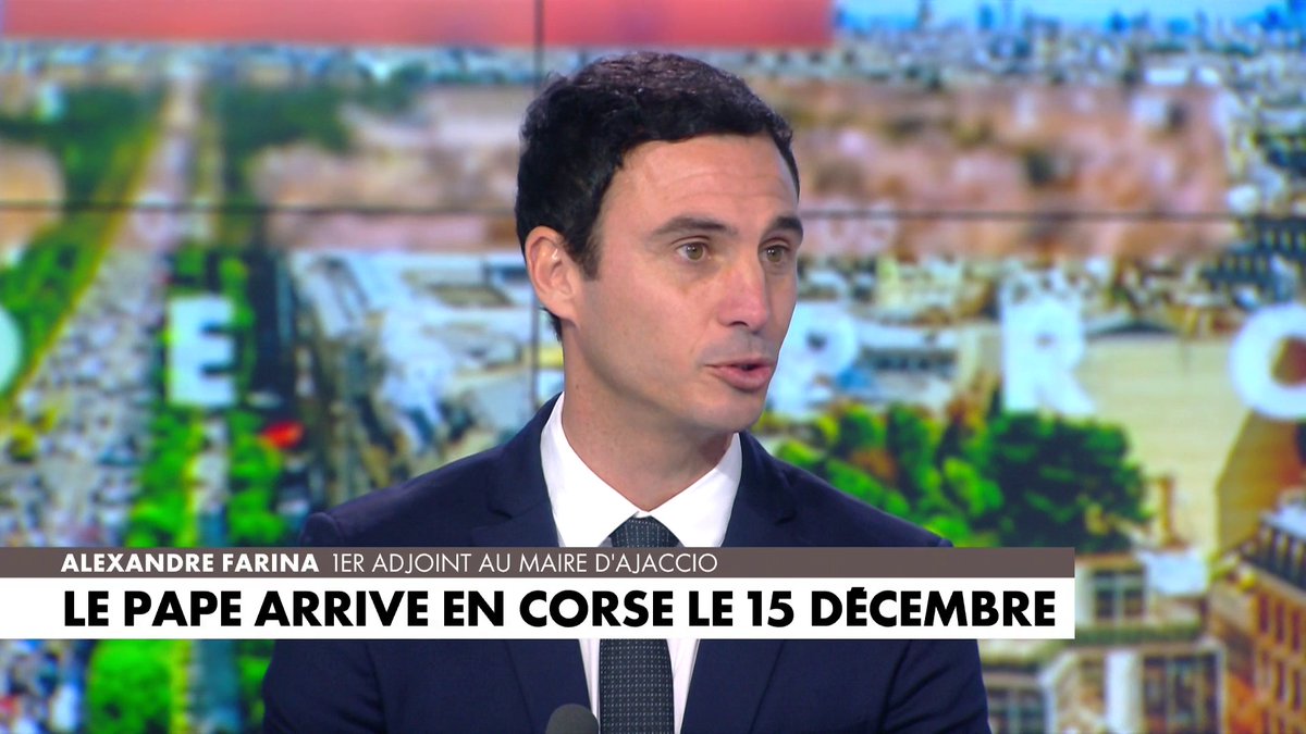 Alexandre Farina : «La visite du Pape à Ajaccio est un moment historique», dans #HDPros