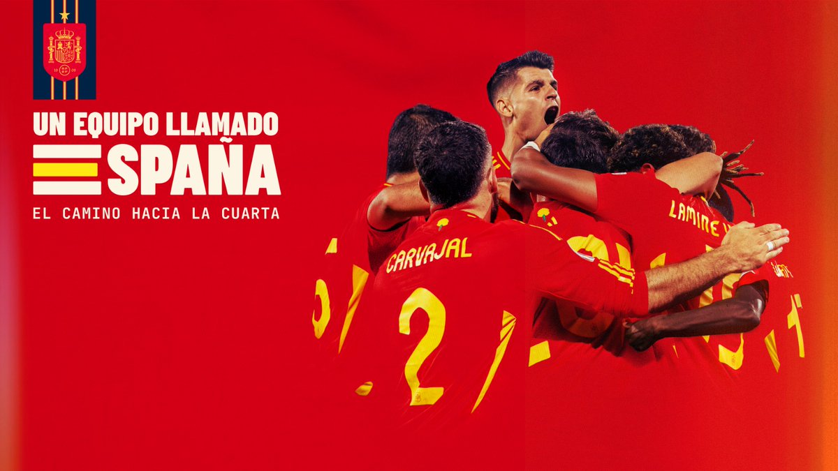 "Empezamos en Berlín y acabamos en Berlín". 🍿 Palomitas. 🛋️ Mantita. 📺 Prime Video "𝐔𝐧 𝐞𝐪𝐮𝐢𝐩𝐨 𝐥𝐥𝐚𝐦𝐚𝐝𝐨 𝐄𝐬𝐩𝐚𝐧̃𝐚": Estreno el 29 de noviembre. 🤩 Lo sabemos, el 'hype' por ver la docuserie de nuestros #C4MPEONES es tremendo. #VamosEspaña | #EURO2024