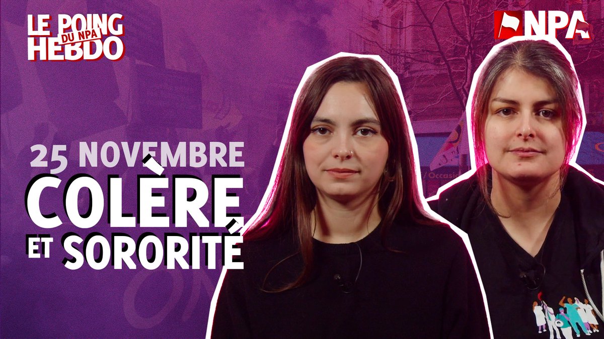 Dans la rue le 23 et le 25 novembre ! Les violences ne sont pas une fatalité : sortons dans la rue pour stopper les violences, pour nos droits, pour exprimer notre solidarité avec les femmes du monde entier et pour mettre fin à ce système patriarcal et capitaliste !