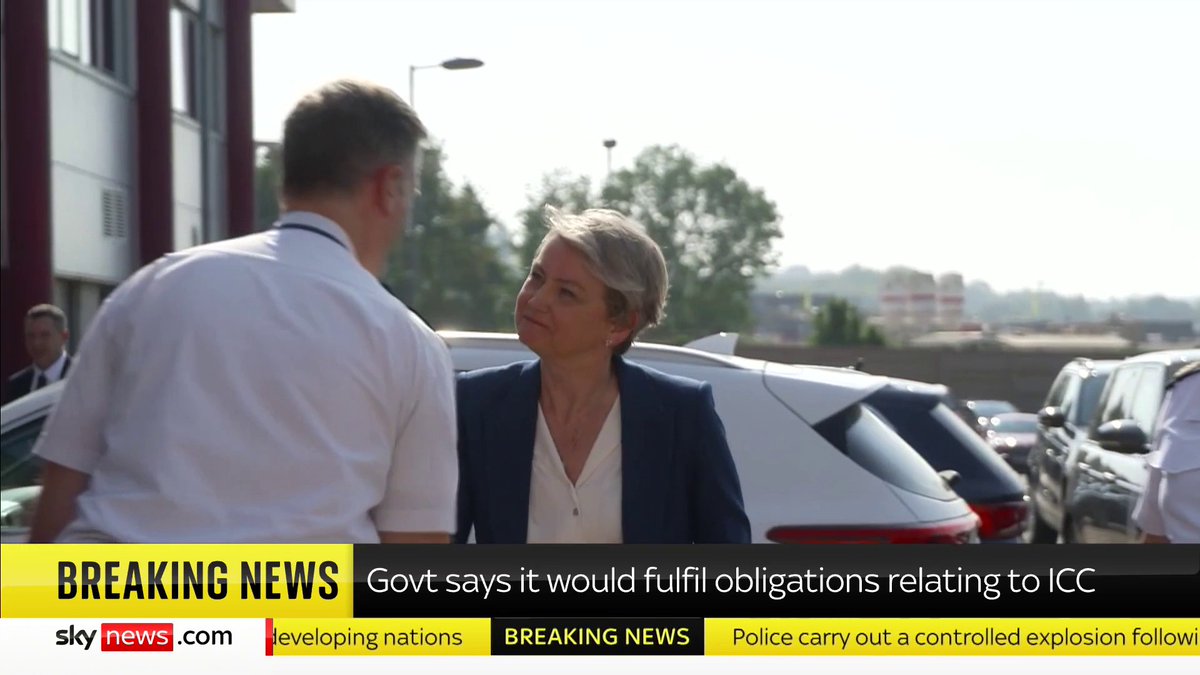 BREAKING: Downing Street has said the government would fulfill its legal obligations in relation to the ICC after they issued an arrest warrant for Netanyahu. Sky's Amanda Akass has the latest. 📺 Sky 501, Virgin 602, Freeview 233 and YouTube
