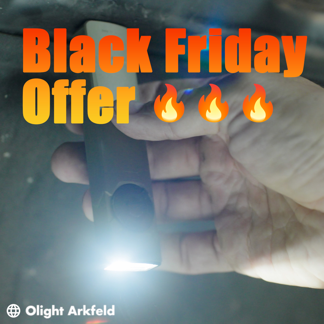 🔥Get 25% OFF on Olight Arkfeld, your next go-to flashlight. Link in the comments👇👇👇 #gigadgets #flashlight #olight #outdoors #camping #hiking #tools