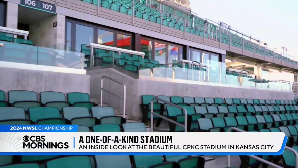 Kansas City is home to the first-ever stadium built for a women’s professional sports team. Now, the one-of-a-kind arena is preparing to host the National Women’s Soccer League Championship. Dana Jacobson got an up-close look at the meaning behind CPKC Stadium: “You want everyone to have a home here.”