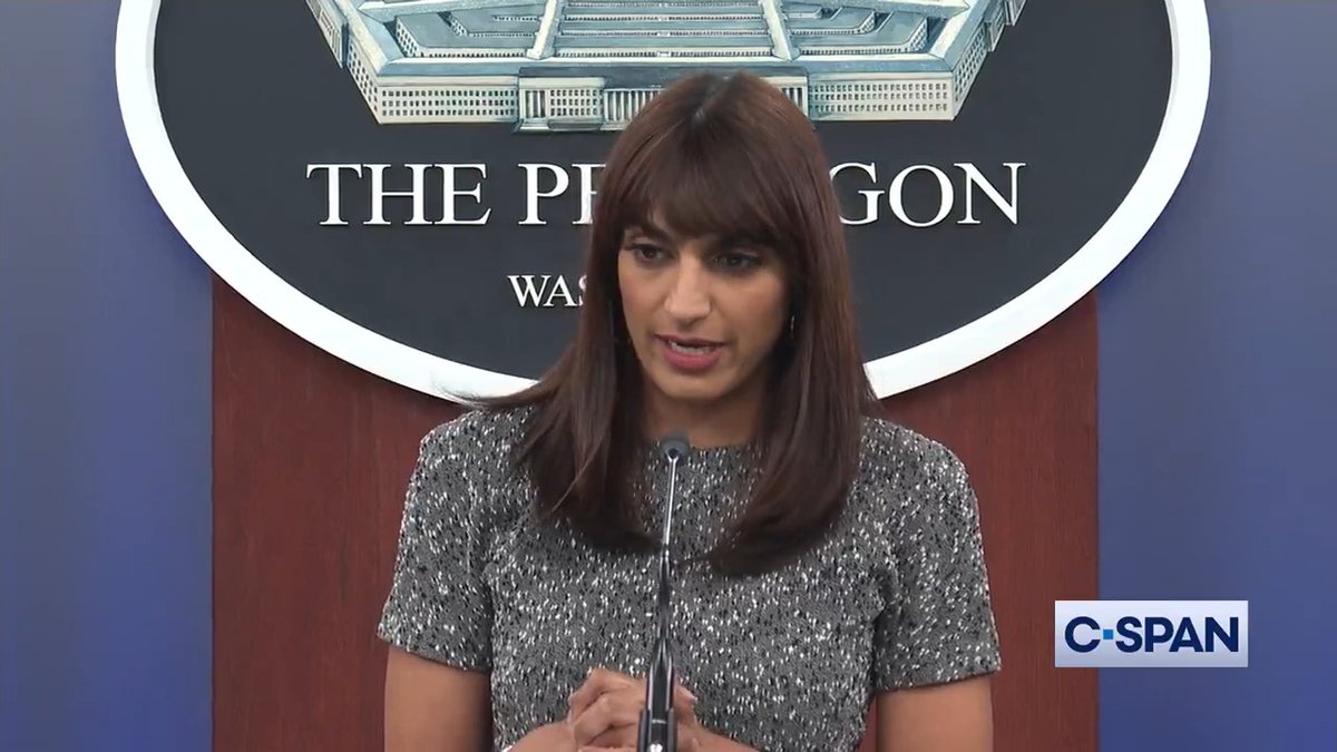 Do you notice anything odd about Biden's Deputy Pentagon Press Secretary, Sabrina Singh?