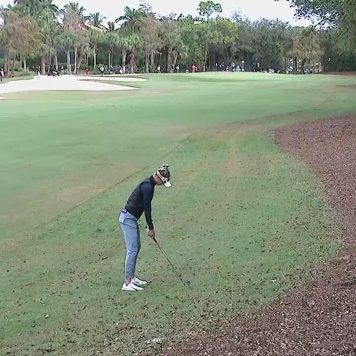 Nelly Korda with a hole out for eagle from Brandenton, Florida. 🎥LPGA