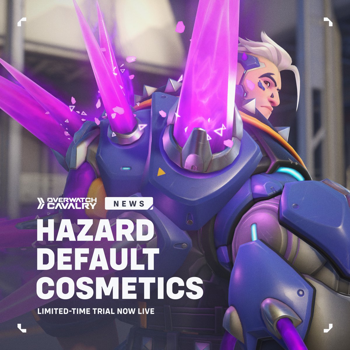 Get a closer look at the new #Overwatch2 Tank Hero in-game 🤘 ☣️ Play as Hazard for a limited time this weekend!
