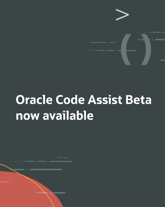 Oracle Code Assist—our AI code companion optimized for @Java, SuiteScript, PL/SQL, and application development on #OCI—is now available in beta! Get started today and to enhance your code consistency.