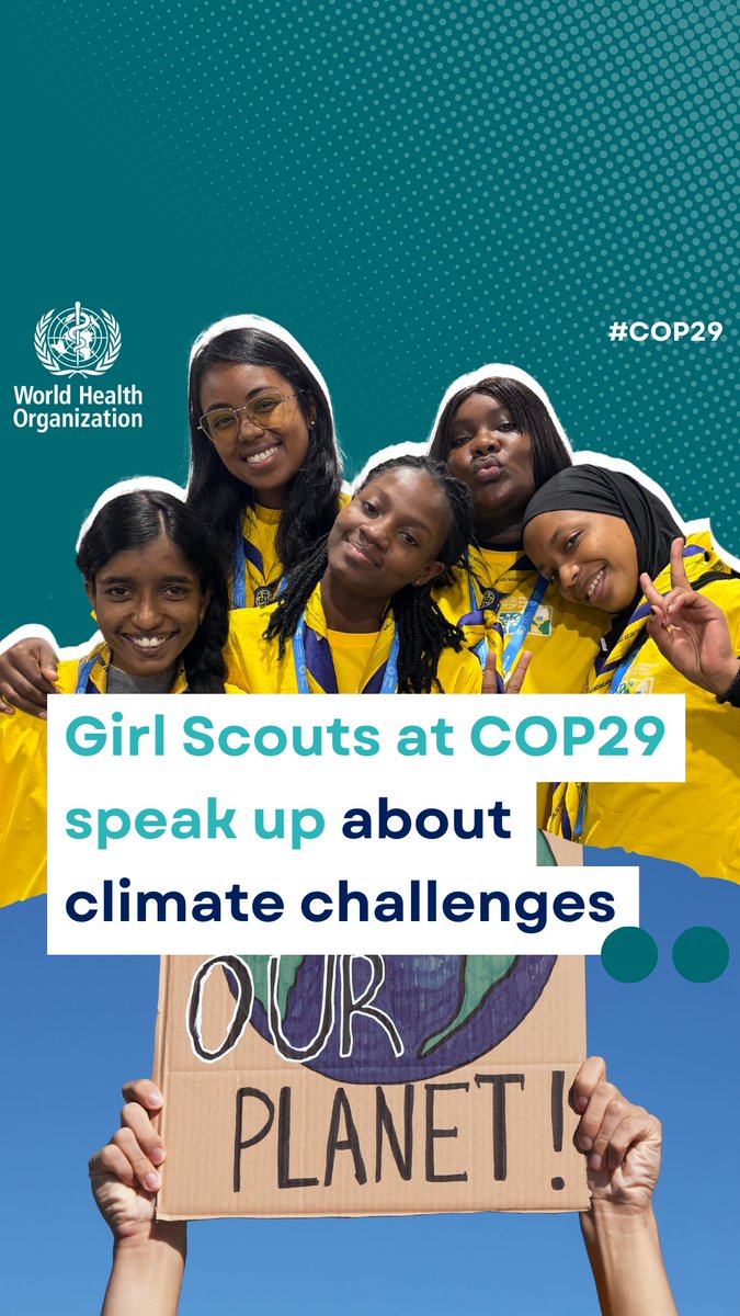 #ClimateChange is affecting the mental health and well-being of young girls around the world 🌍. #COP29 COP29 Azerbaijan